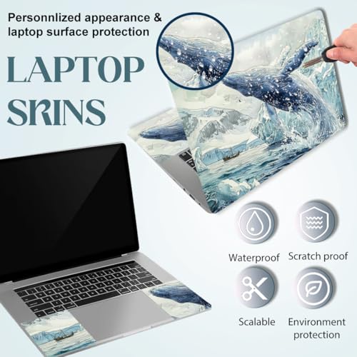 Autocollant pour ordinateur portable imperméable et anti-rayures
