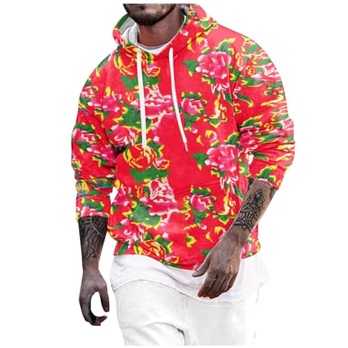 Sweat Homme Graphique Ample Confortable Contre le Froid