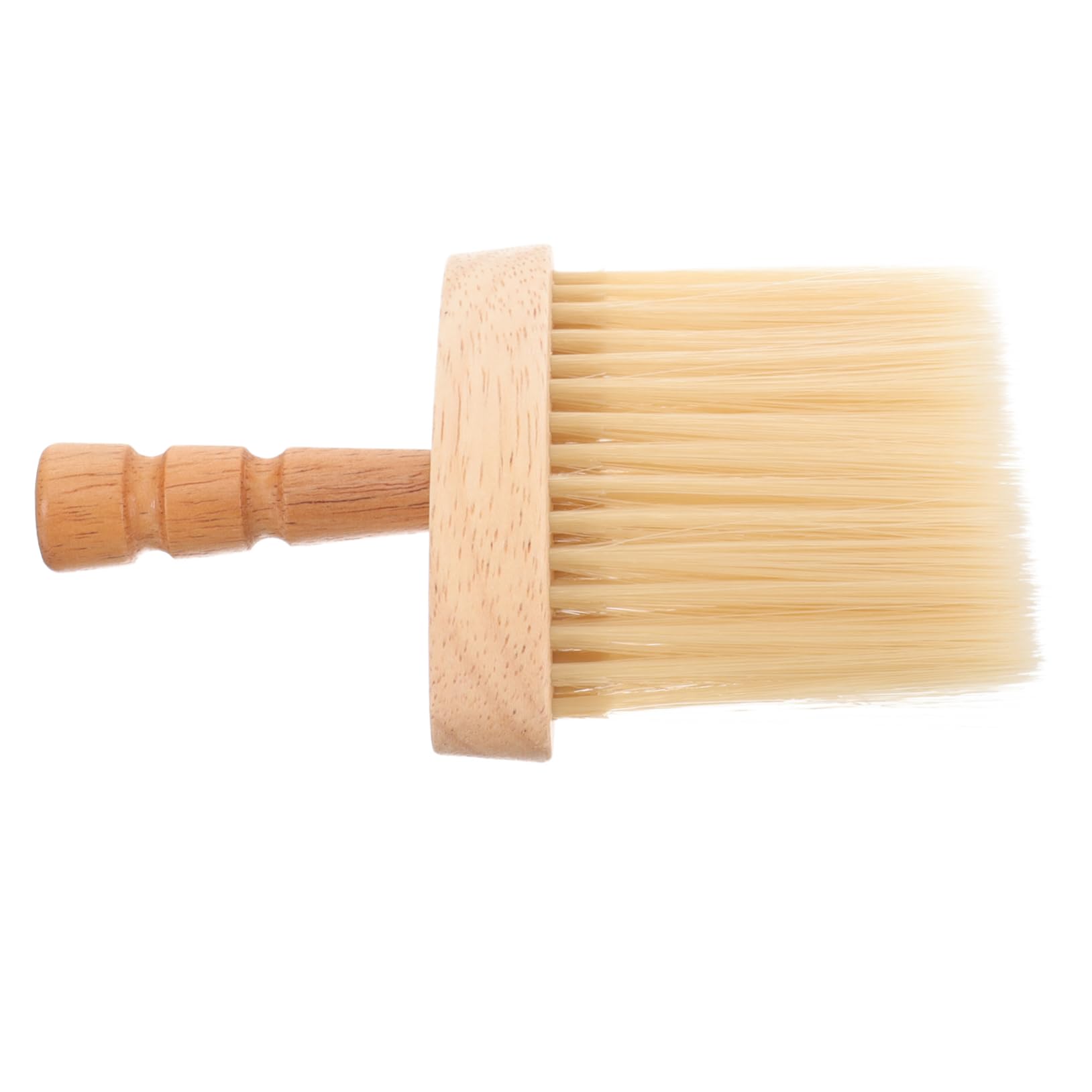 OSOLADY Neck Duster Brush Barber Bristle Hair Brush Wood Handle Hair Cutting Tool