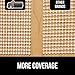 GORILLA GRIP Strong Rug Pad Gripper, 6 x 8.8 FT, US Designed, Grips Keep Area Rugs in Place, Thick, Slip and Skid Resistant Pads for Hard Floors, Under Carpet Mat Cushion and Hardwood Protection
