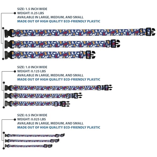 Collar de clip de plástico anticaídas Pato Donald ajustable azul 4