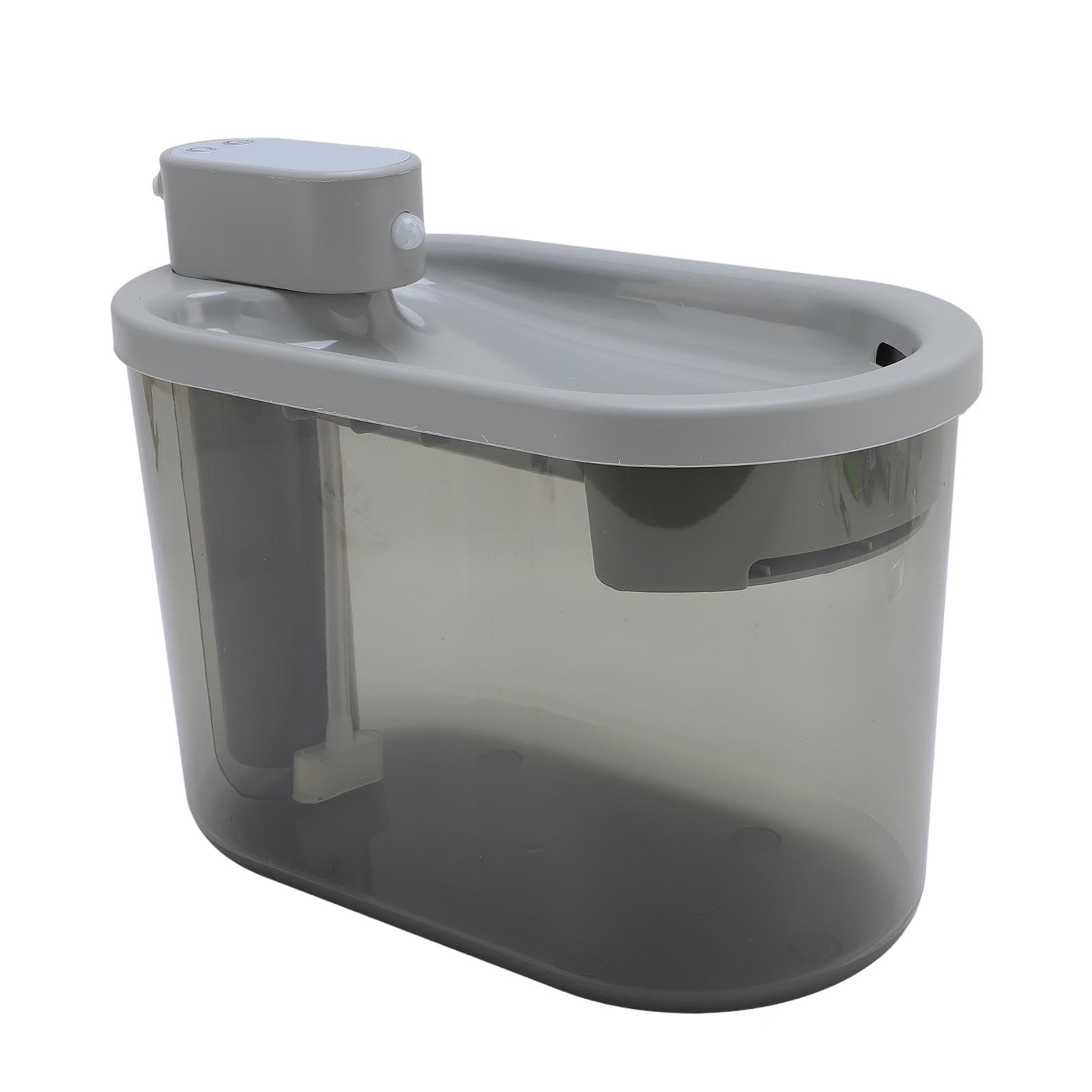Katzen-Wasserbrunnen, Batteriebetriebener Ha (Grey)