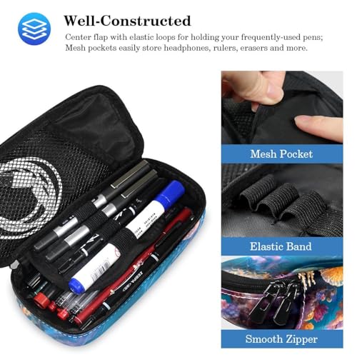 Sac d'école méduse multicolore compact 40cm pour ranger les cahiers