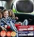 XL Car Window Shades (4-Pack) - Extra Protective UPF 50+ Sun Shade - Blocks 99% UV Rays - Static Cling - 21'x14'