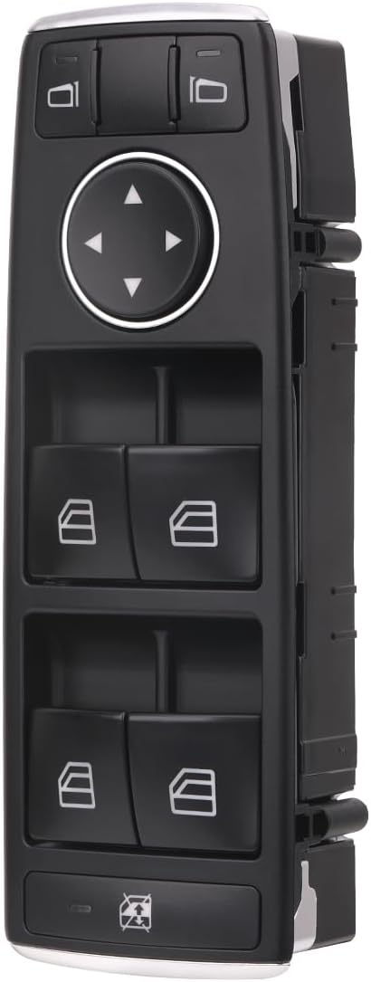Master Power Window Switch Button Front Driver Side Compatible with Mercedes Benz C230 C250 C280 C300 C350 C63 E500 E63 AMG E350 E550 GLK350 08 09 10 11 12, Replaces OEM A2049055302