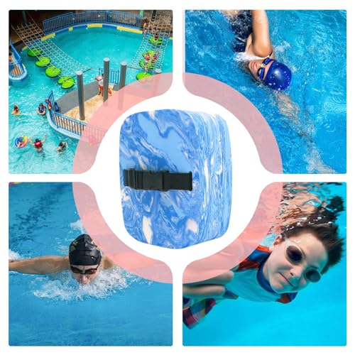Generic Swim Float Kids Back Belt,Bubble Adjustable Split Safety|Swimming Kickboard,Floating Trainer with Secure Buckles|Inflatable Training Device for Beach Play Pool