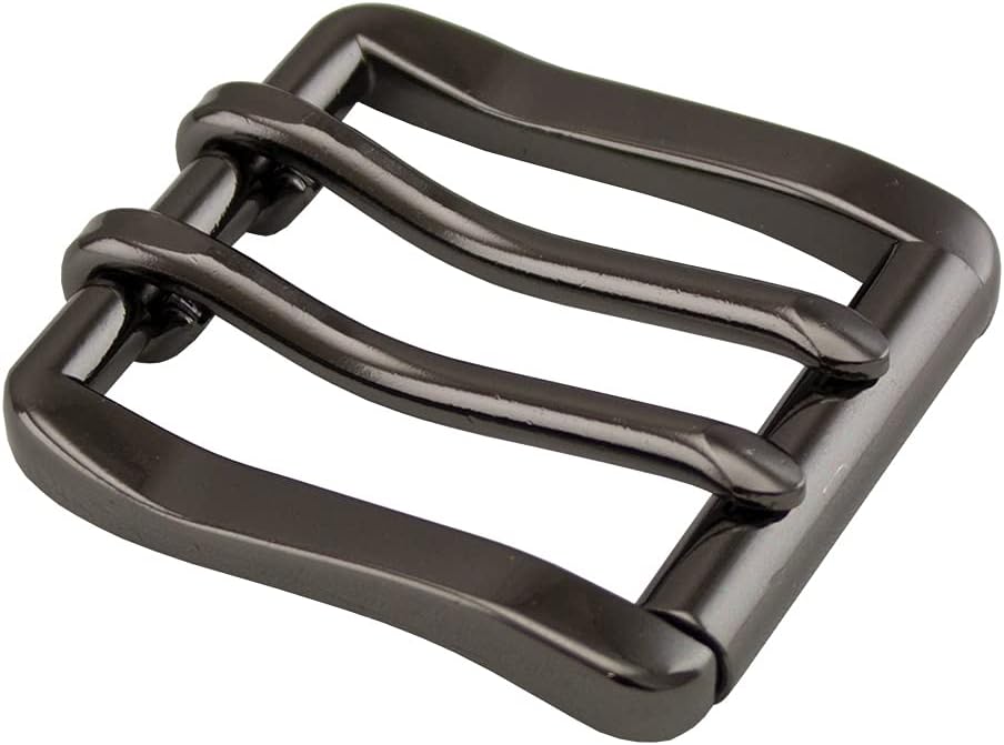Messina 2 Prong Roller Belt/Strap Buckles (Gunmetal)