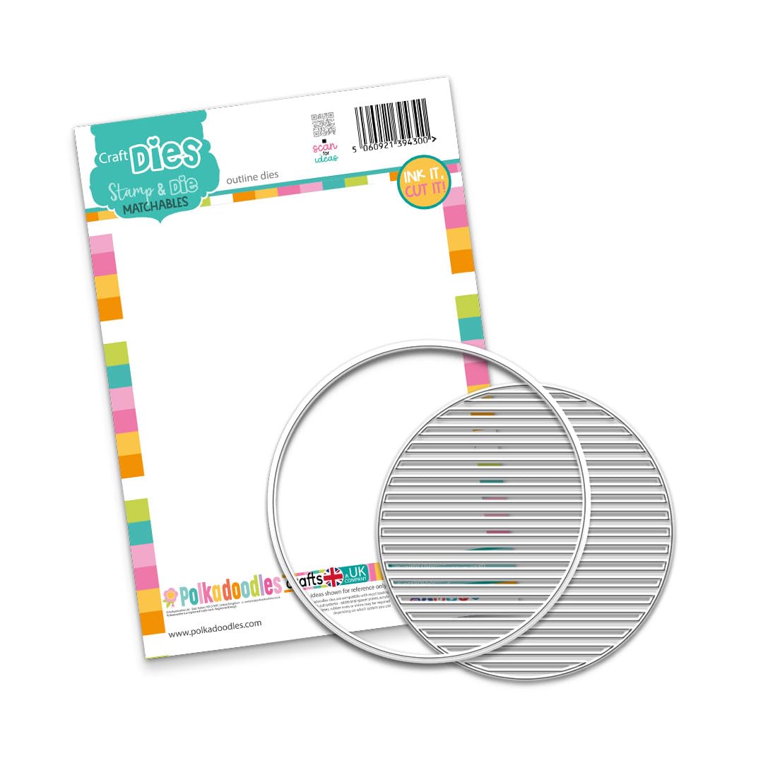 Shutter Circle in/Out Dies Craft, Card Making Scrapbooking Cutter Dies - wh