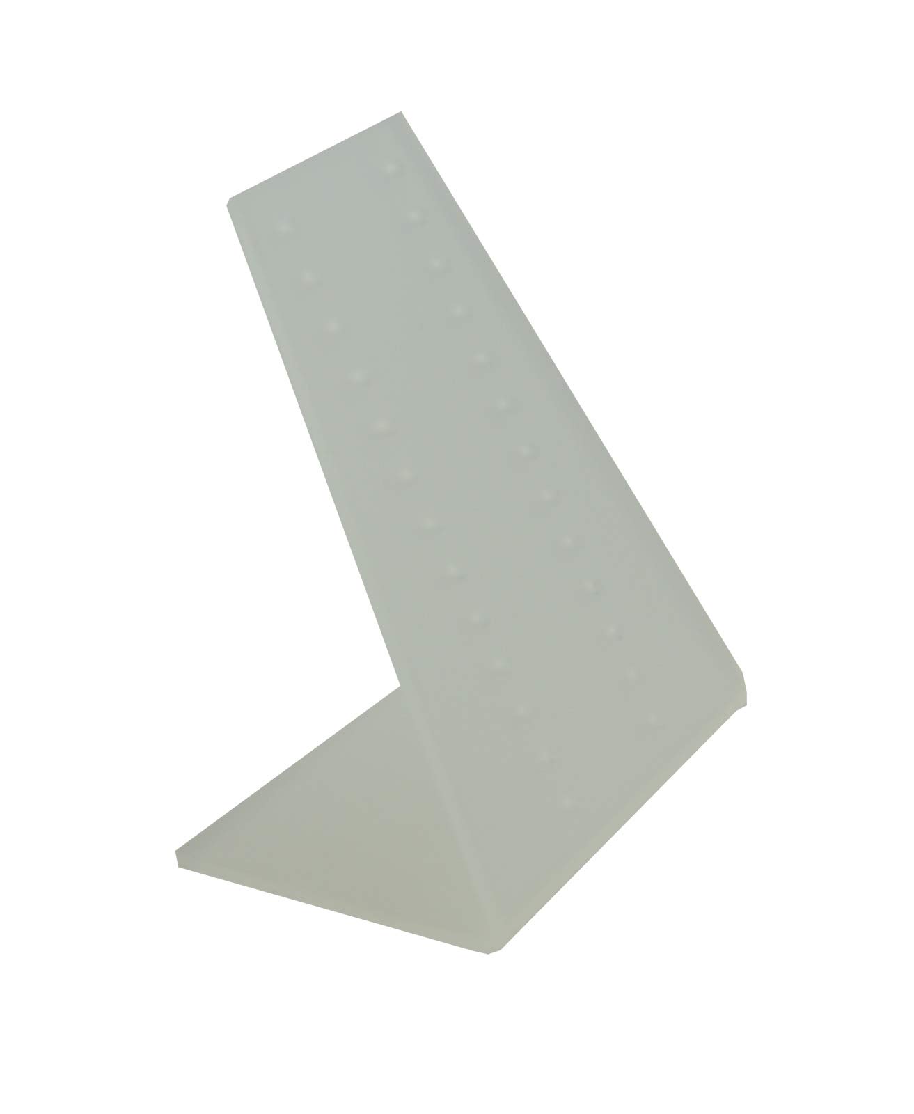 Box Displays Frosted Acrylic Slim 26 Notch Earring Cluster Stud Display Stand Jewellery Showcase (, Number Of Stands - 3)