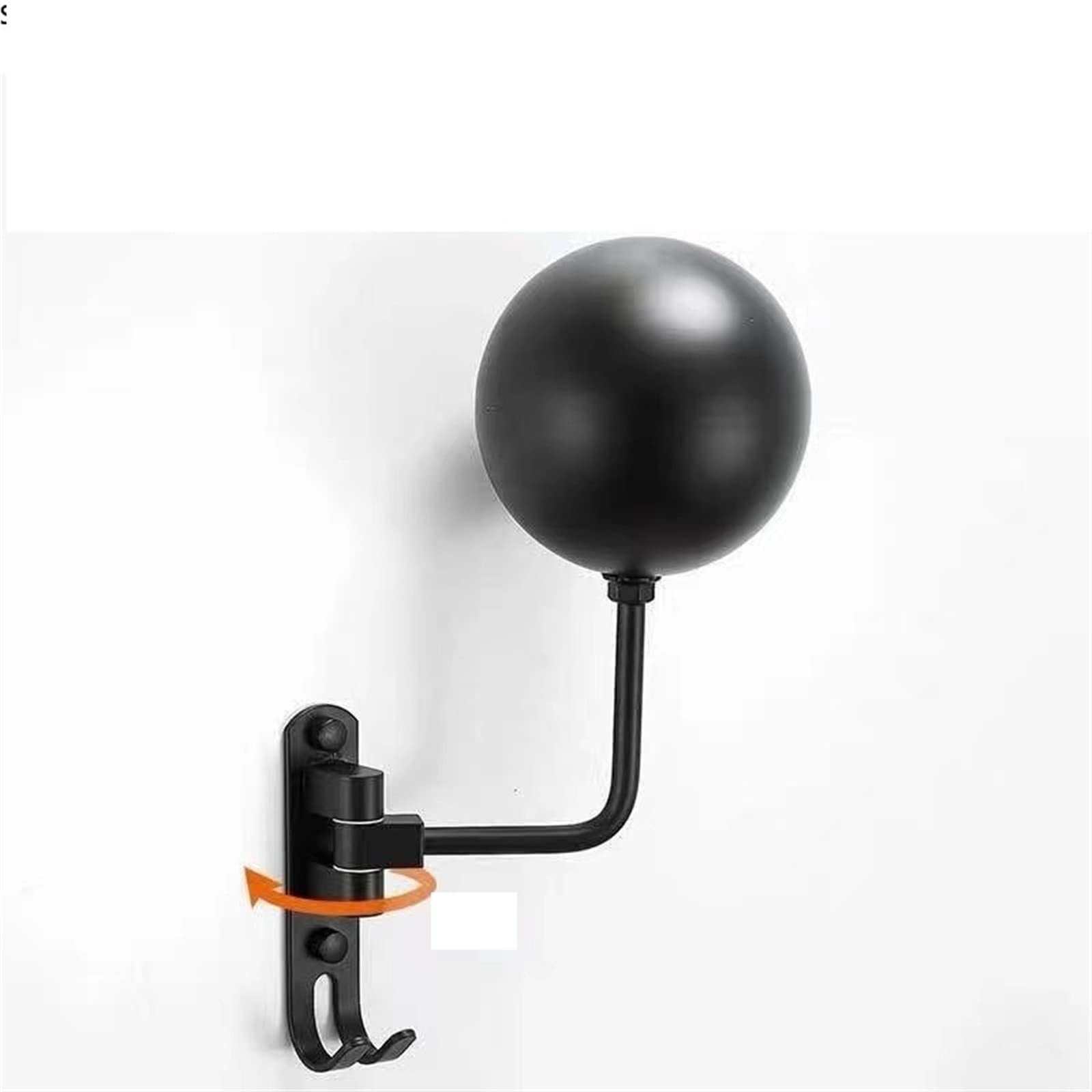 JINGYAN Standard Hangers Wall Mount/Floor Helmet Rack Home Hat Display Storage Hanger(Schwarz)