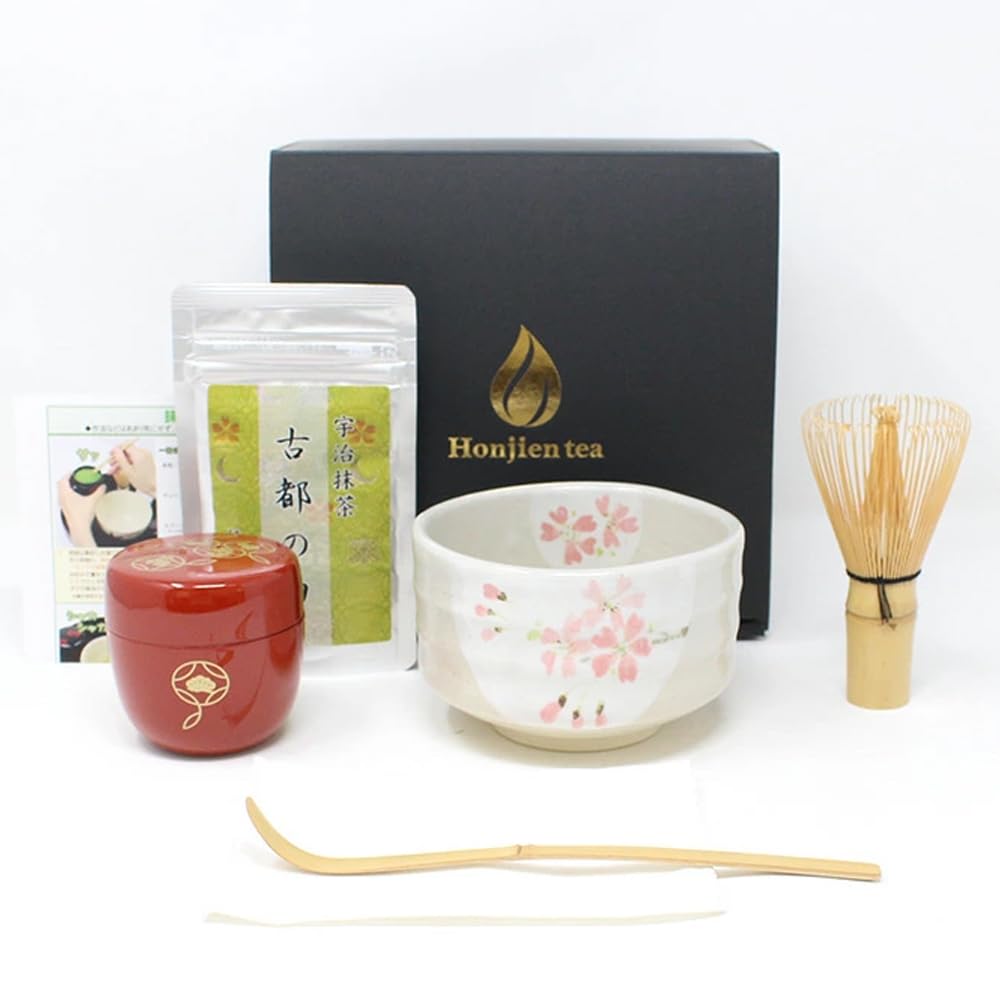 Amazon.co.jp: ほんぢ園 お抹茶セット 初心者さん向け 本格派 お