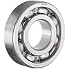 NSK 6312 Deep Groove Ball Bearing, Single Row, Open, Pressed Steel Cage, Normal Clearance, Metric, 60mm Bore, 130mm OD, 31mm Width, 5300rpm Maximum Rotational Speed, 11690lbf Static Load Capacity, 18434lbf Dynamic Load Capacity