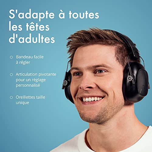Alpine Defender Adulte Casque Anti-Bruit 26dB Réduction Serre-Tête – vue 5