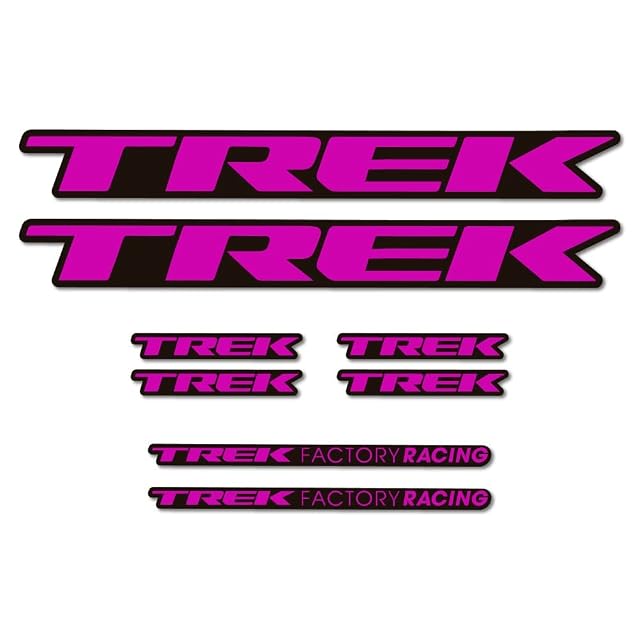 Pegatinas compatibles con cuadro bici Trek Factory Racing Lila