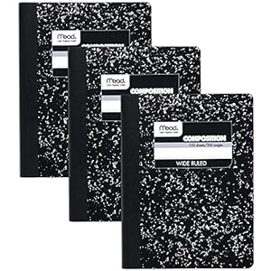Mead Composition Notebook, 3 Pack, ...