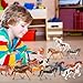 Imagen de DOITEM 20 piezas Mini realista Caballo juguete estatuilla granja animal regalo plástico Caballo fiesta decoración pastel Topper