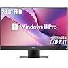 Dell OptiPlex 7470 Computadora de escritorio todo en uno FHD de 23.8 pulgadas, Intel Core i7-9700, 8 GB de RAM, SSD de 256 GB, teclado y mouse, Windows 11 Pro (renovado)
