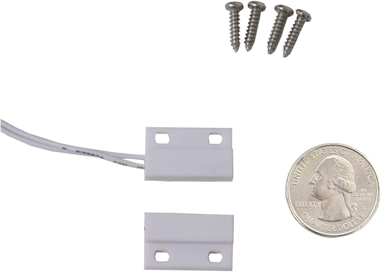 Awoco 12VDC Easy-Install Magnetic Switch for Awoco Magnetic Switch Controlled Air Curtains (White Color)