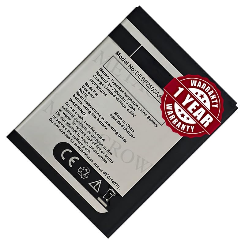 Image of Original DESP2500AA Battery Compatible for Panasonic P55 Novo - (2500mAh) - 1 Year Warranty JK1