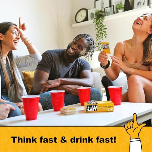 Image of Family Card & Board Games for Adults and Kids, Fun Strategy & Party for All Ages, Multi-Players, Perfect for Game Nights, Travel & Home Entertainment (First & Last)
