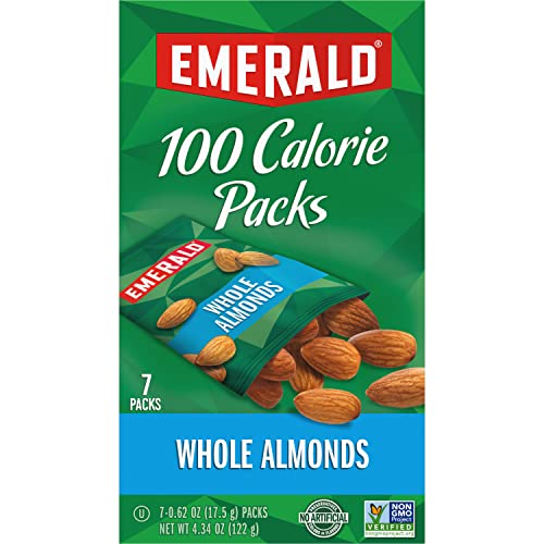 Emerald 34325 100 Calorie Pack All Natural Almonds, 0.63Oz Packs, 7/Box #TOP2