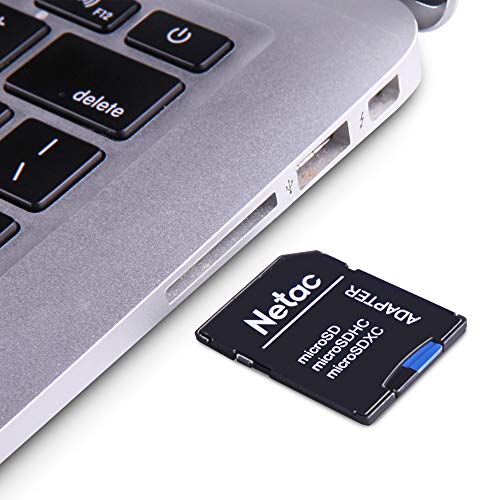 Cartão Memória MicroSD 32GB 80MB/s Netac c Adap