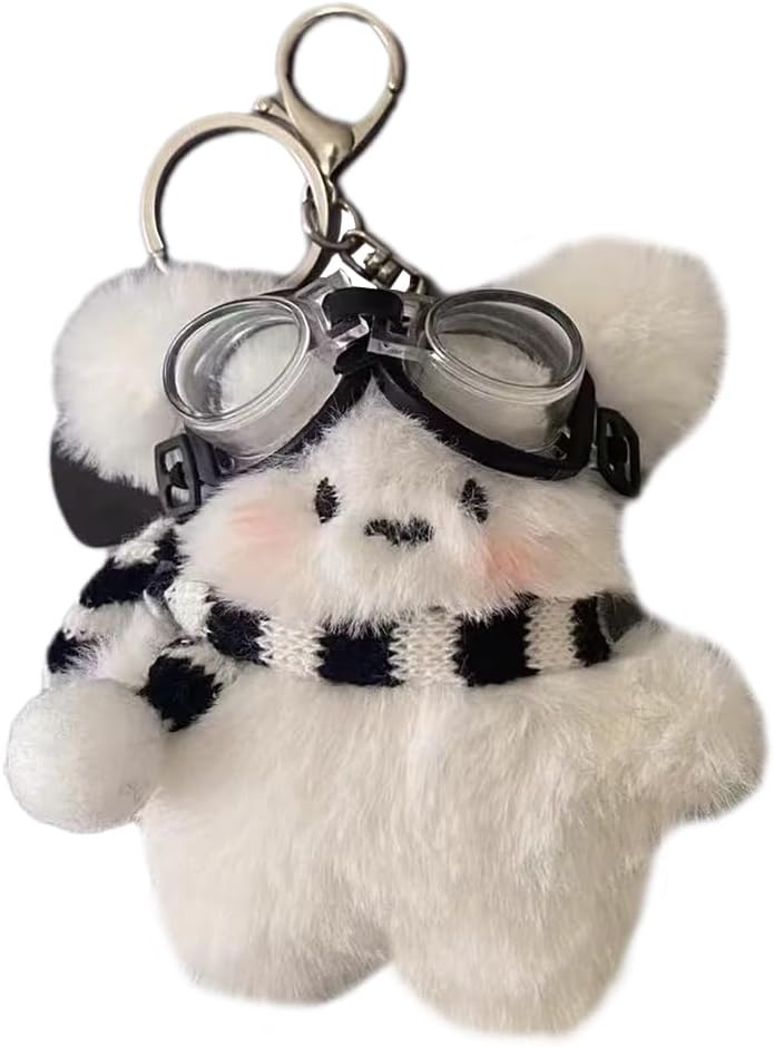 Amazon.co.jp: キーホルダー 犬 いぬ パイロット犬 かわいい