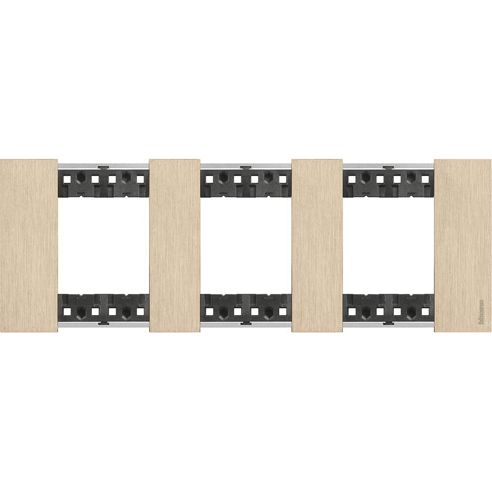 Plaque murale Legrand KA4802M3ZW 3 modules avec couvercle d'interrupteur blanc