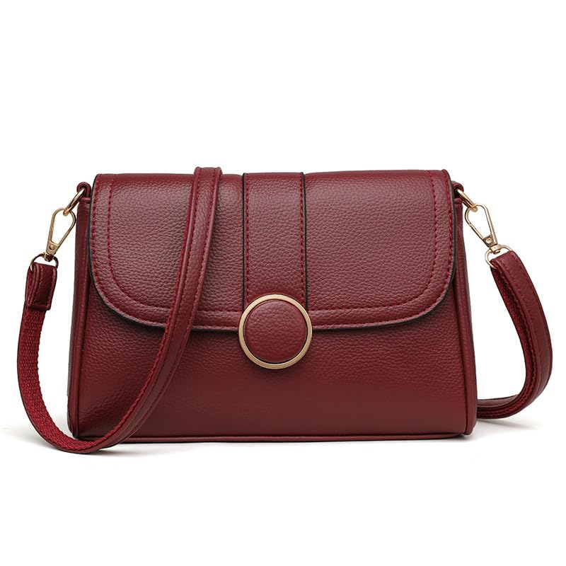 Small Purse for Women Cute Crossbody Bag Classic Shoulder Bag Black Purse with Adjustable Strap and Zipper Closure