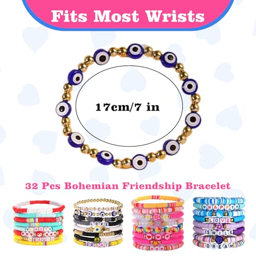 Pulseras de la amistad para regalos de comunión y detalles de fiesta infantil 32 piezas 2