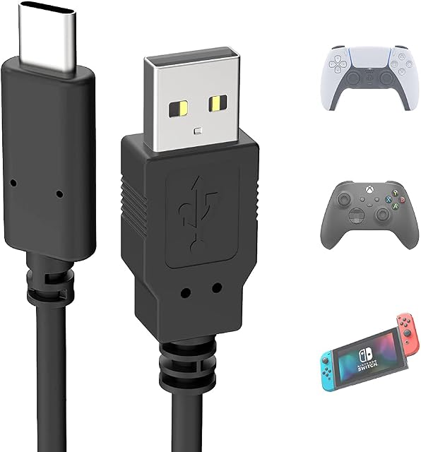 USB C Charging Cable for Nintendo Switch 2 Pack, Mellbree 1M USB to Type C Fast Charger Cord for Nintendo Switch, Switch Lite, Switch Pro Controller, and More Type-C Gaming Devices