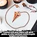 Amazing Gemstone Healing Metal Pendulums for Divination, Copper Cone Vertical Hard Coil Steel Copper Pendulum High Energy Pendulo de Bronce Pendulos de Mesa MP104
