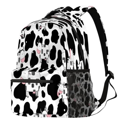 Sac à dos imprimé vache coloré pour égayer la journée des filles et garçons