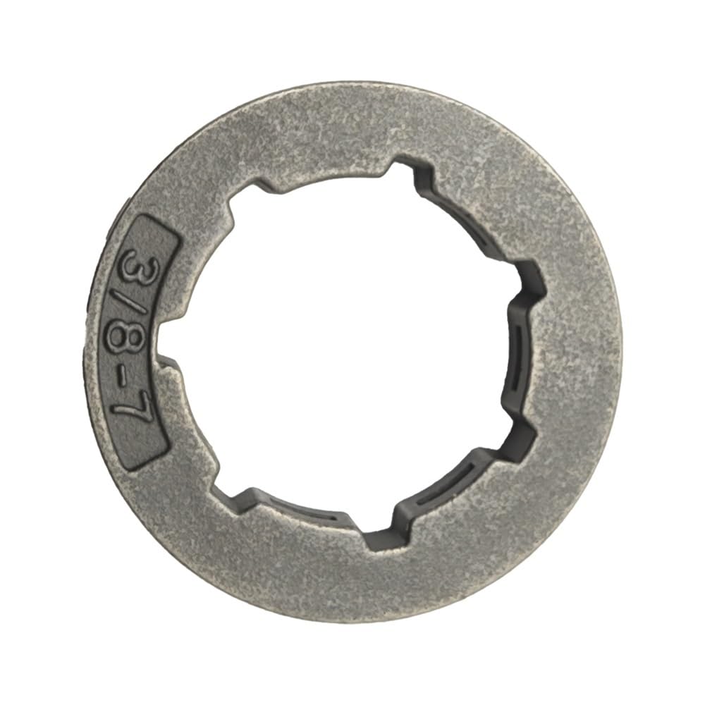 Juego de 5 piñones de llanta de 3/8"-7T compatibles con motosierras 362, 365, 268, 272, 357, 359, 371, 372, 50, 281, 288, 162, 181, 380, 385, 0000, 642 y 1223.