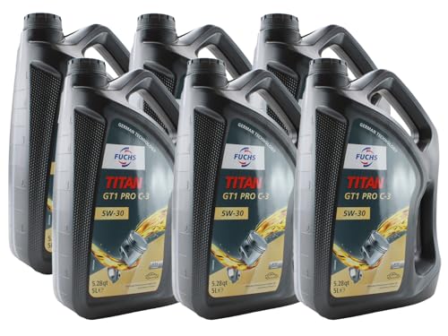 Fuchs 30 Liter TITAN GT1 PRO C-3 SAE 5W-30 (6 x 5L)
