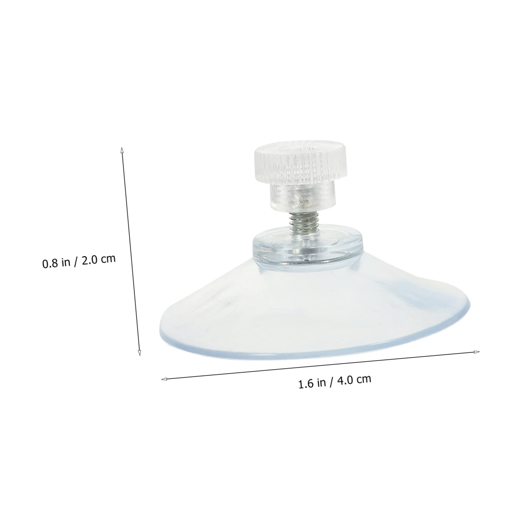 PRETYZOOM 72stücke Starke Saugnäpfe Mit Schraubmechanismus Transparente Pvc-haken Für Bad Küche Und Dekoration Wiederverwendbare Wandhaken Bohren