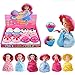 Cup Cake Doll, 12 pezzi Mini bambola giocattolo per ragazza, dolce sorpresa principessa trasformata giocattolo bambola torta profumata, 5,5 x 5,5 cm