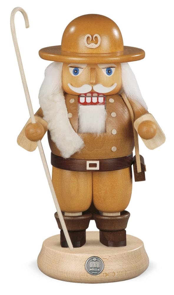 Casse-noisette berger de l'Erzgebirge figurine Müller Seiffen 23cm
