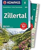  KOMPASS Wanderführer Zillertal: Wanderführer mit Extra-Tourenkarte 1:50.000, 55 Touren, GPX-Daten zum Download