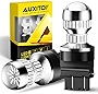 AUXITO 3156 3157 LED Bulb Red for Brake Lights Tail Lights 54-SMD Super Bright 3056 3057 3047 4057 4157 LED Bulbs for Tail Lights, Stop Lights, Brake Lights, Turn Signal Lights, Brilliant Red