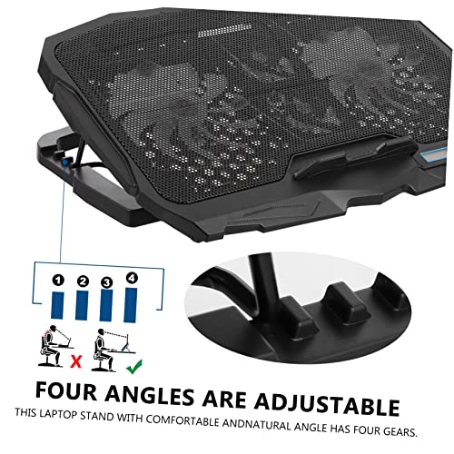 Base ajustable para laptop con ventilador y RGB DOITOOL miniatura 7