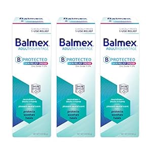 Balmex AdultAdvantage Bprotected Skin Relief Healing Cream, with Zinc Oxide Barrier Cream Protection + Skinshield…