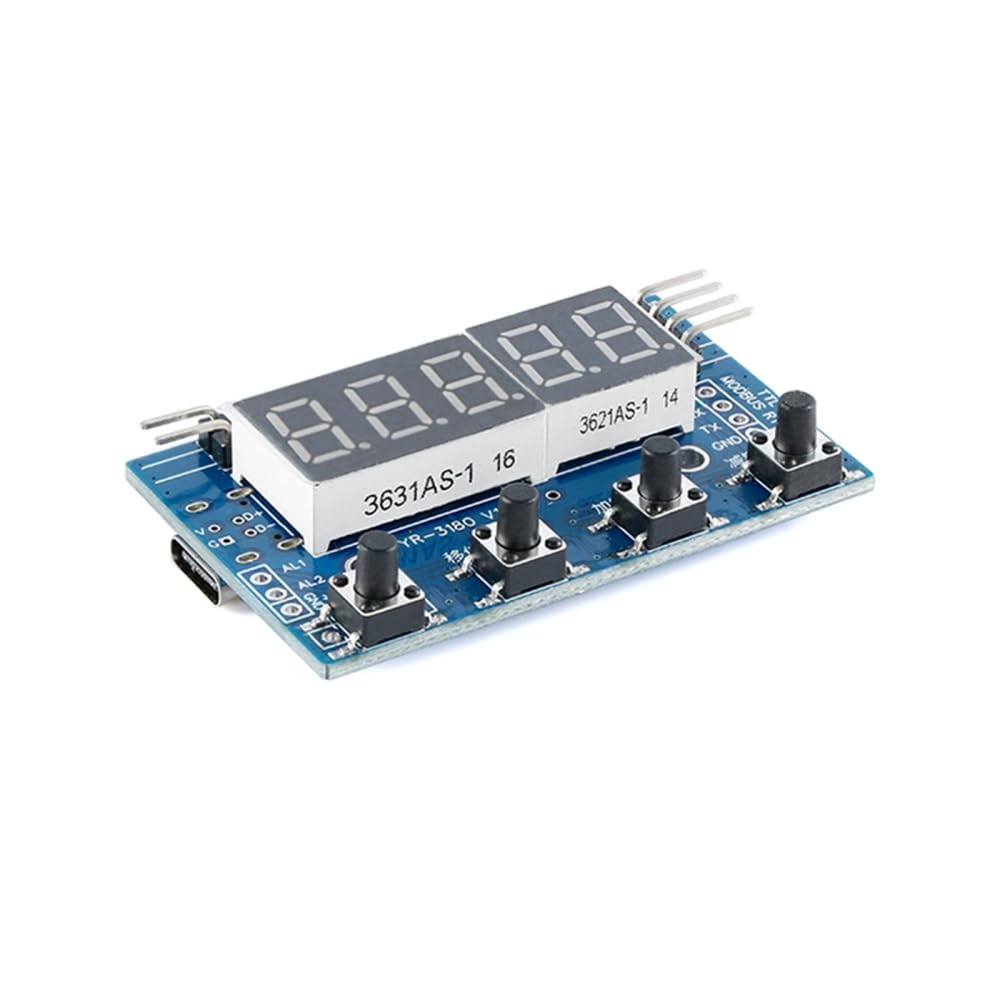 Module Cella di Carico Digitale,Sensori di Pesatura a 24 Bit Modbus Seriale TTL con Display