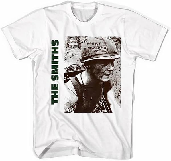The Smiths Morrissey Meat is Murder White T Shirt UK Seller