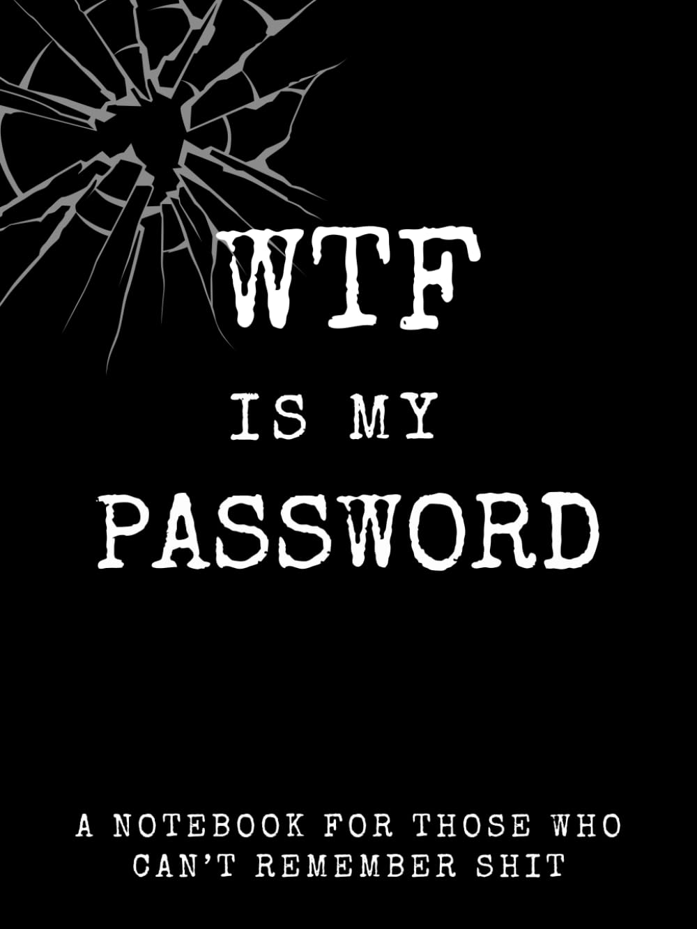 Independently published WTF Is My Password: Remember your password, tracker with alphabetical pages, small pocket size 4.5" x 6", stocking stuffer, log over 400 passwords