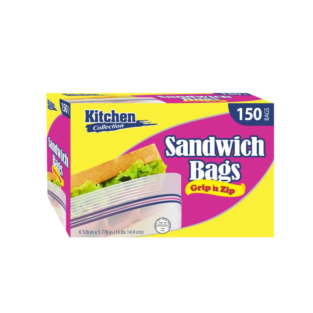 Photo 1 of Sandwich Size Grip N Zip Bags, Case of 3600 (24 packs x 150)