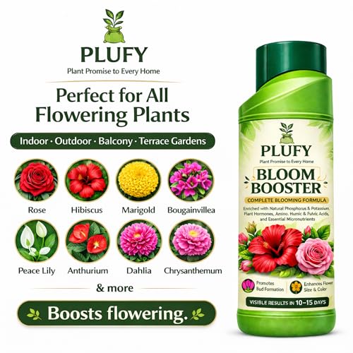 Image of Flower Booster for flowering plants | 100 ML | Liquid Fertilizer for All Flowering Plants | Organic growth | plant Boost for Bigger, Brighter & Long-Lasting Flowers