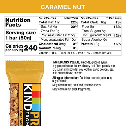 Image of KIND Protein Bars, Gluten Free, g Protein,1.76oz, Toasted Caramel Nut,12 Ounce
