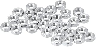 uxcell Hex Nuts, M1.6x0.35mm Metric Coarse Thread Hexagon Nut, Stainless Steel 304, Pack of 25
