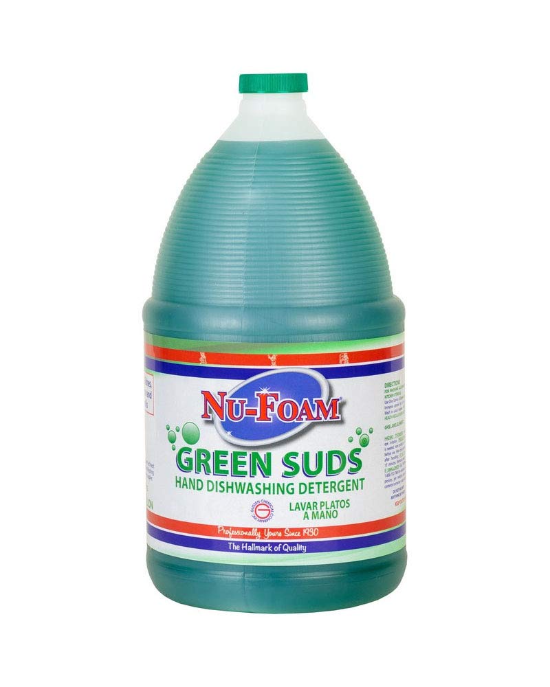 Glissen Chemical Green Suds Hand Dishwashing Detergent Tough on Grease but Soft on Your Hands 1 Gallon